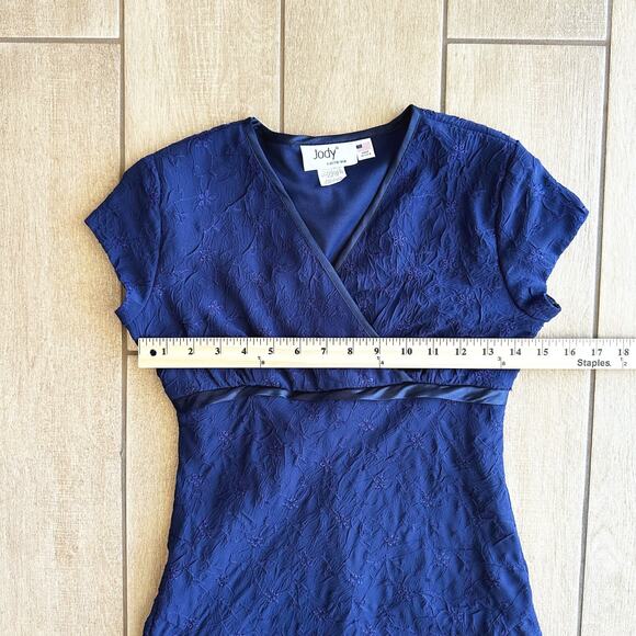 VTG Y2K Jody of California Babydoll Dress (14) (Actual M) Fairy Romantic Whimsy - Picture 9 of 10